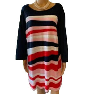 Cj Banks Boho Largenlook Cozy Casual Stretch Blouse Top Sweater Women Plus Sz 2X